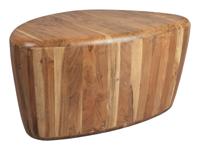 Dutchbone Organische Salontafel 'Ayla' Acaciahout, 58 x 45cm - thumbnail