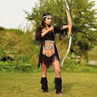 Indiaan kostuum She-Wolf - thumbnail