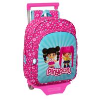 Schoolrugzak met Wielen Pinypon Blauw Roze 26 x 34 x 11 cm - thumbnail