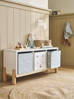 Meubel met 3 vakken wit - thumbnail