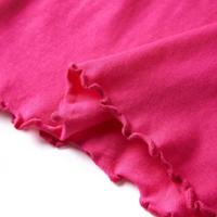 Kindershirt met lange mouwen ballerinaprint 92 felroze - thumbnail