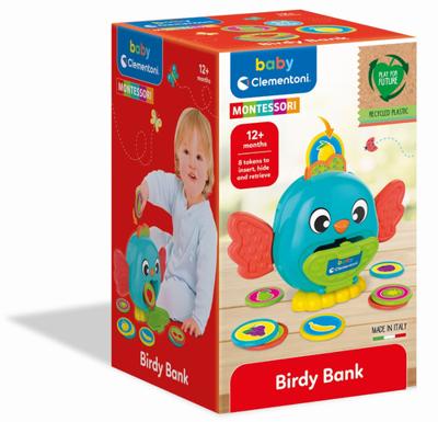 Clementoni baby vogel bank met munten, 9dlg. - thumbnail