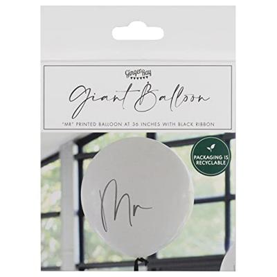 Ginger Ray BW-436 Ballon Mr