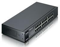 Zyxel ES1100-24E Unmanaged Zwart - thumbnail