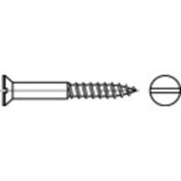 TOOLCRAFT TO-5446902 Verzonken houtschroef 3 mm 35 mm Sleuf DIN 97 Messing 200 stuk(s) - thumbnail