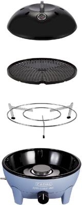 Cadac CITI CHEF 40 Barbecue Tafelblad Gas Zwart, Blauw 2700 W