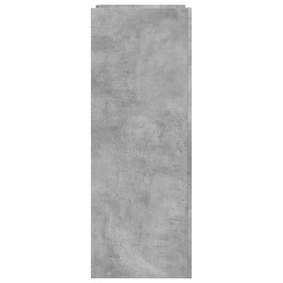 VidaXL Schoenenkast 74,5x37,5x100 cm bewerkt hout betongrijs VidaXL Schoenenkast 74,5x37,5x100 cm bewerkt hout betongrijs