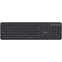 Trust Vaiya toetsenbord Universeel USB + RF Wireless + Bluetooth AZERTY Belgisch Zwart - thumbnail