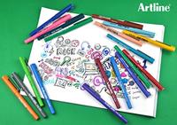 Fineliner artline 200 rond f rood | 12 stuks - thumbnail