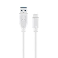 USB 3.2 GEN 1 (USB3.0) Aansluitkabel - USB-C naar USB-A - 5Gbit/s - USB adapter - OTG kabel - 0,2m - Wit - thumbnail