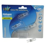 Dimbare halogeenlamp 28W warm wit G6.35 OP=OP - thumbnail