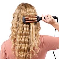 BaByliss Deep Waves Krultang Warm Zwart, Oranje 2,5 m - thumbnail