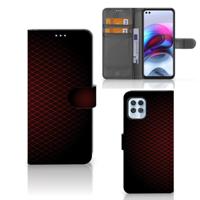 Motorola Moto G100 | Telefoon Hoesje | Geruit Rood - thumbnail