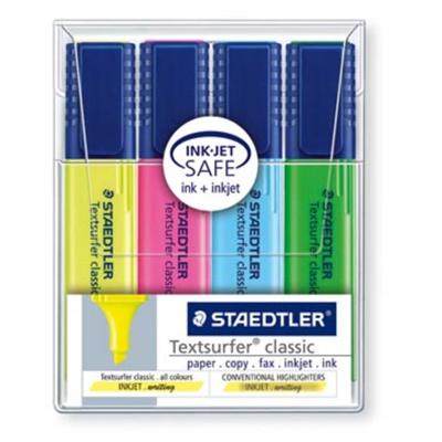 Markeerstift Staedtler 364 Textsurfer assorti 4 stuks
