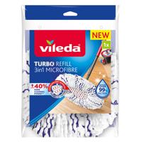 VILEDA TURBO 3w1 dweilaccessoire Dweilpad Microvezel 1 stuk(s) Wit - thumbnail