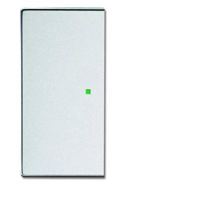 Busch-Jaeger 2CKA006220A0048 Afdekking 2-voudig free@home Witaluminium (RAL 9006), Aluminium 1 stuk(s)