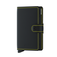 Secrid Mini Wallet Portemonnee Matte Black / Yellow - thumbnail