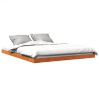 Bedframe massief grenenhout wasbruin 150x200 cm - thumbnail
