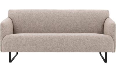 Goossens Excellent Bank Montreal bruin, stof, 2,5-zits, modern design Goossens Excellent Bank Montreal bruin, stof, 2,5-zits, modern design