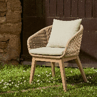 Kave Home Portalo tuinstoel Beige - thumbnail