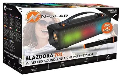 N-Gear Blazooka 703B - Draagbare Bluetooth Speaker - Zwart