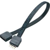 Akasa LED Strip Light Extension Cable | 4-pin RGB male to female connectors | 50cm | AK-CBLD01-50BK - thumbnail