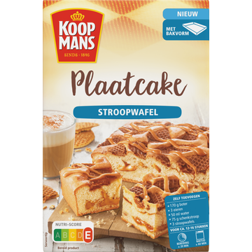 Koopmans Plaatcake Stroopwafel Bakmix 450 g bij Jumbo