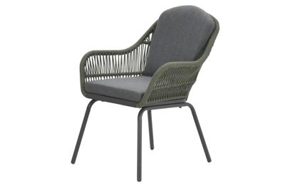 Triton dining stoel c. bl/rope moss gr dia. 5mm/mys. gr Garden Impressions - Garden impressions