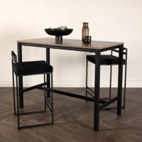 Nohr Bartafel 'Natividad' 120 x 60cm, kleur Walnoot - thumbnail