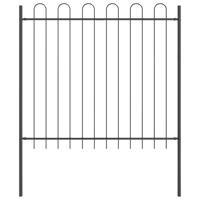 Tuinhek 2 pcs Grijs 3,4 x 1,5 m Poedercoating staal - thumbnail