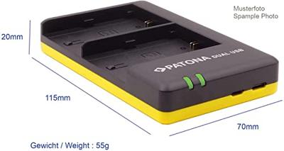 Nikon EN-EL14 Dual USB lader (Patona) - thumbnail