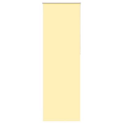 VidaXL Rolgordijn verduisterend 65x210 cm stofbreedte 60,7 cm geel