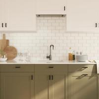 Handvatten 20 st 64 mm roestvrij staal zwart - thumbnail