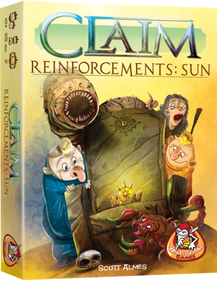 White Goblin Games claim reinforcements: sun kaartspel (nederlands, uitbreiding, 2 spelers, 25 minuten, vanaf 10 jaar)