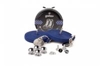 Quickshoelaces Casual collectie 120 cm lang donker blauw - thumbnail