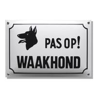 Emaille bord pas op waakhond - thumbnail