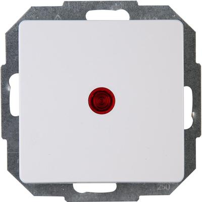 KOPP Enkelvoudige Controleschakelaar Paris HK05 - Inbouw - Arctic Glans Wit