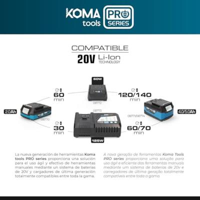 Enzo Koma tools accu bladblazer / zuiger | 20V | zonder accu - 6490180 Enzo Koma tools accu bladblazer / zuiger | 20V | zonder accu - 6490180