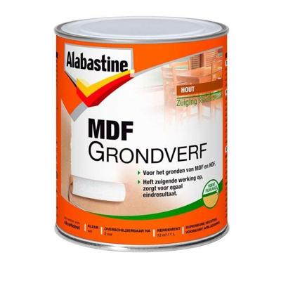 Mdf grondverf wit 1l Alabastine - Alabastine