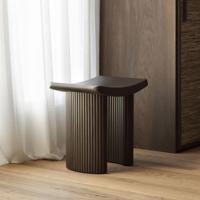 Ethnicraft Krukje 'Roller Max' Gevernist Mahoniehout, kleur Donkerbruin - thumbnail