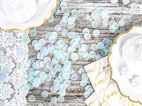 Lichtblauwe Sky blue Confetti 15gr - thumbnail