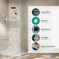 Hansgrohe Pulsify S Puro Showerpipe 260 1jet EcoSmart met thermostaat en handdouche 3jet, mat wit - thumbnail