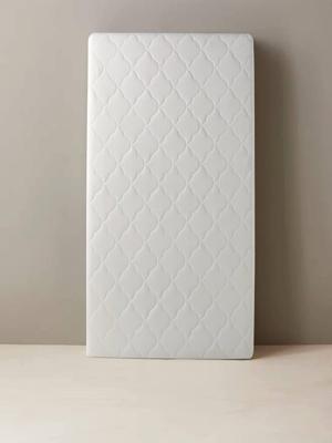 Ultra-ademende babymatras, niet behandeld wit