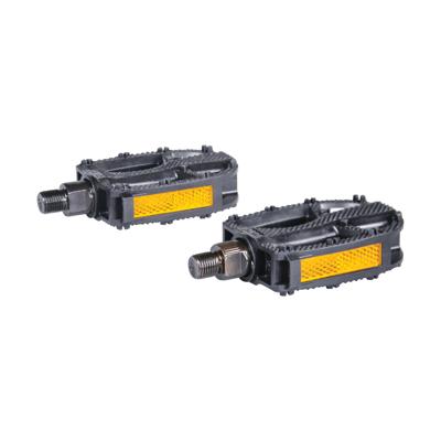 Simson Pedalen kids small 1/2 inch reflectie zwart per set
