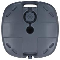 Parasolvoet draagbaar gevuld met zand/water grijs - thumbnail