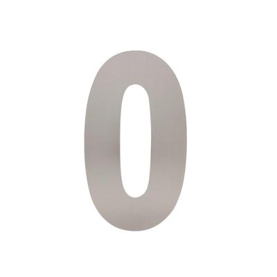 Intersteel XL huiscijfer 30 cm hoog - RVS