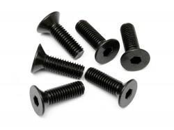 HPI - Flat head screw m5x16mm (hex socket/6pcs) (94730)
