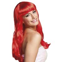 Pruik chique rood - thumbnail