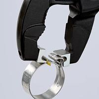 Knipex Slangklemtang Voor Klik-Klemmen | 250 mm Lengte | Anti-Slip | Kunststof Bekleed | Grijs Geatramenteerd - 85 51 250 C SB - thumbnail