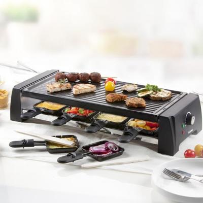 DOMO DO9189G Raclette apparaat 8 personen - Zwart